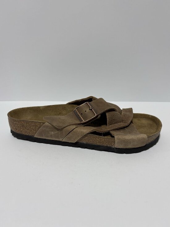 birkenstock lugano tobacco 1015498 Oiled Leather Old The R Store The sandal features four straps Birkenstock Lugano Soft Footbed SKU: